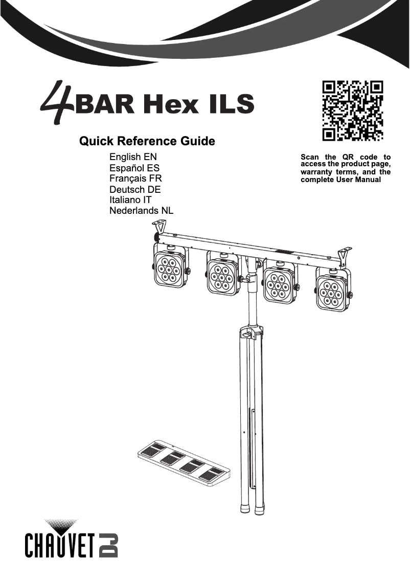 Image de la première page du manuel de l'appareil 4BAR Hex ILS