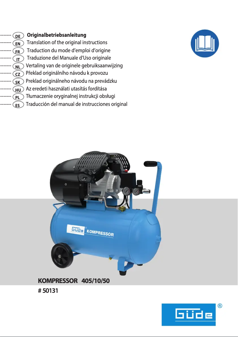 Page 1 de la notice Manuel utilisateur Güde 405/10/50
