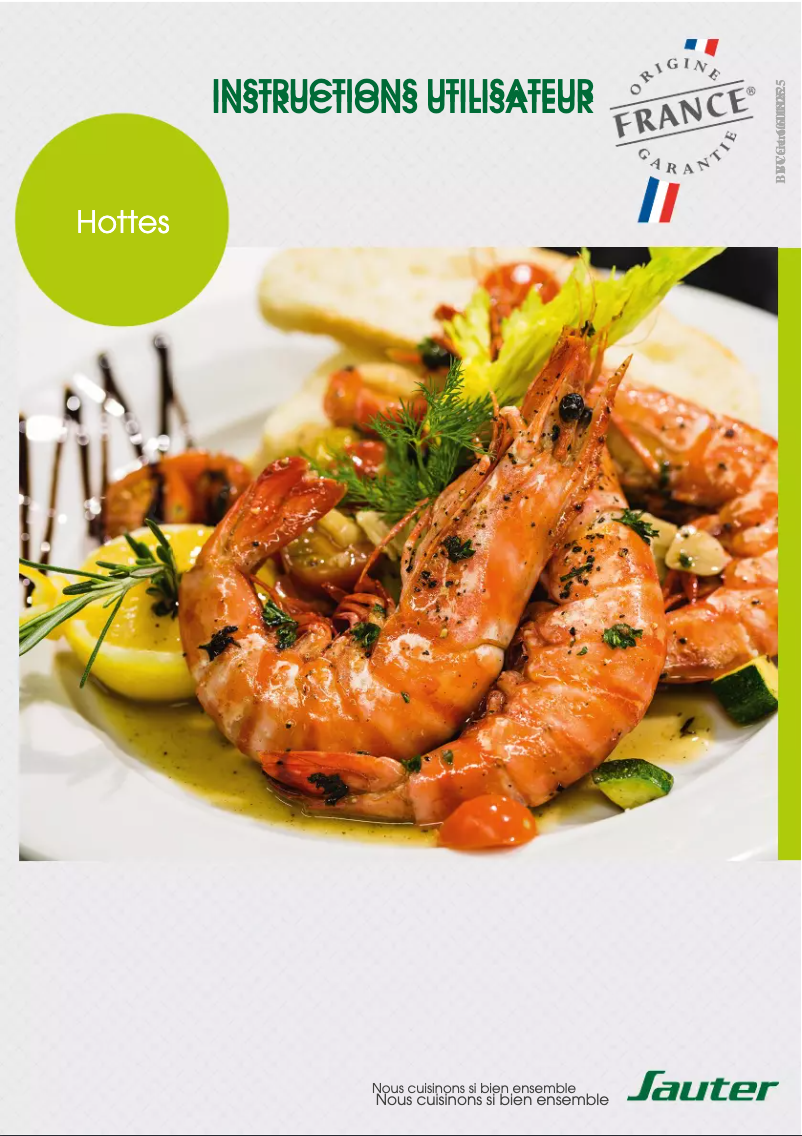 Page n°1 - Mode d'emploi Sauter SHR9902X
