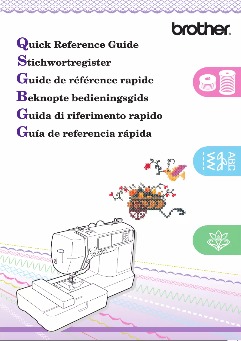 Page n°1 - Manuel utilisateur Brother Innov-is 900D