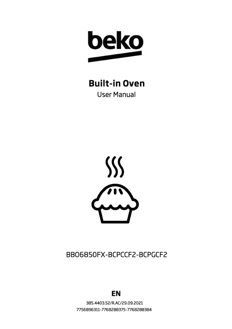 Image de la première page du manuel de l'appareil BBO6850FX