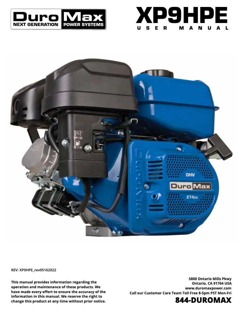 Image de la première page du manuel de l'appareil XP9HPE