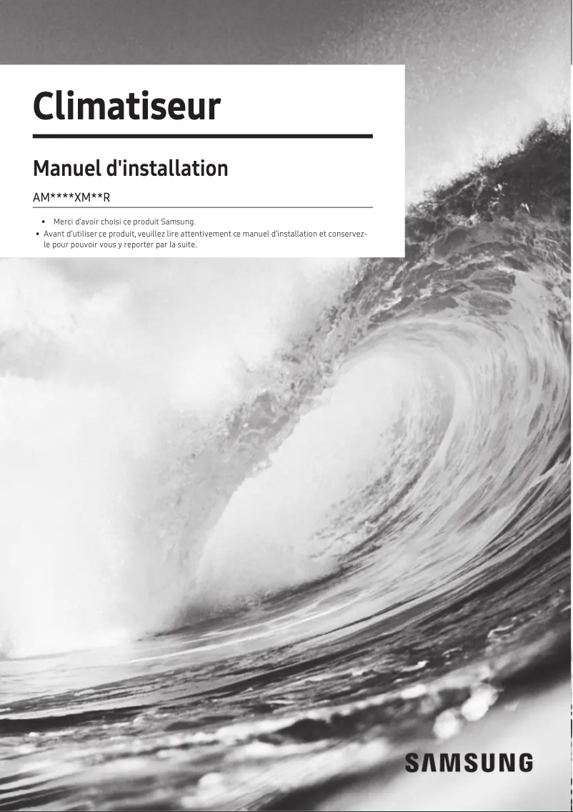 Image de la première page du manuel de l'appareil AM060BXMDGR