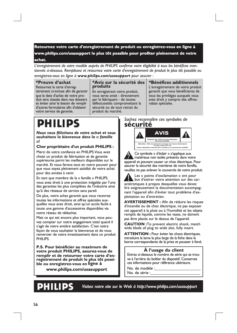 Page 1 de la notice Manuel utilisateur Philips Cineos HTS9800W