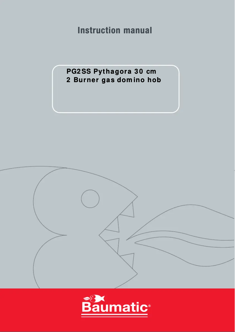 Page 1 de la notice Manuel utilisateur Baumatic PG2SS