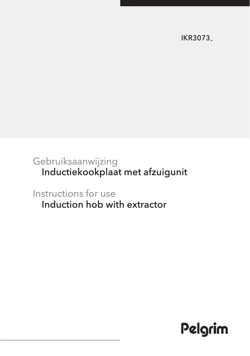 Página 1 del manual Manual de usuario Pelgrim IKR3073F