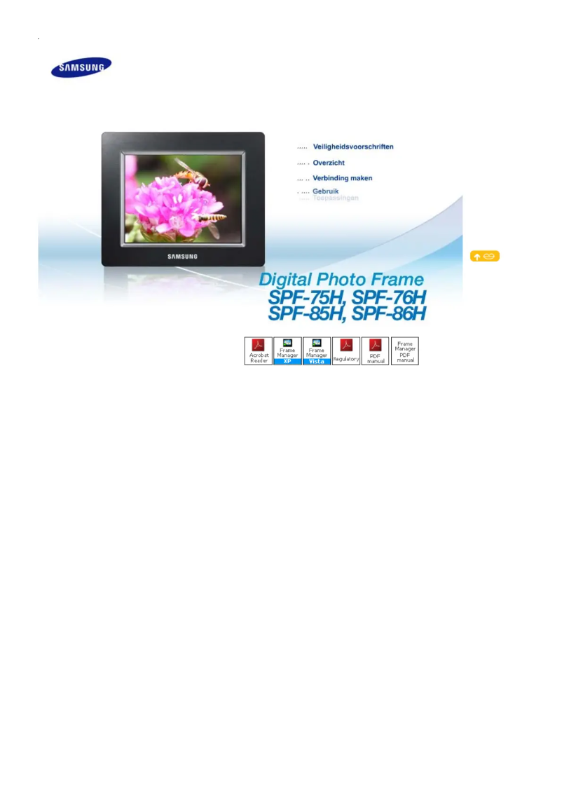 Page n°1 - Manuel utilisateur Samsung SPF-76H