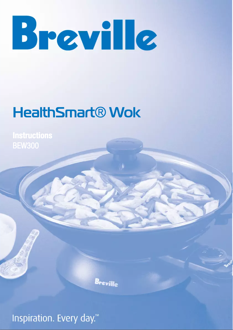 Image de la première page du manuel de l'appareil HealthSmart Wok BEW300