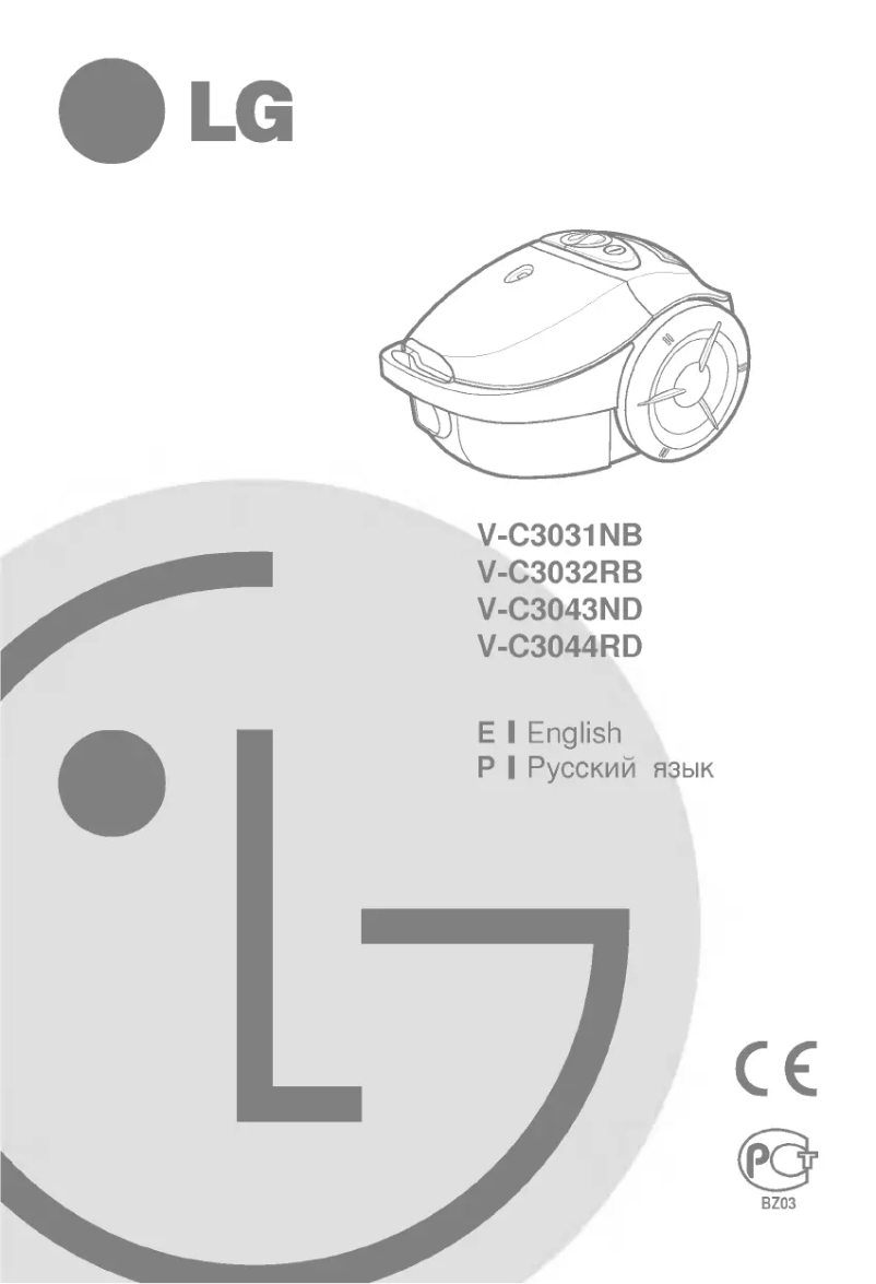 Page n°1 - Manuel utilisateur LG VTC3031NB
