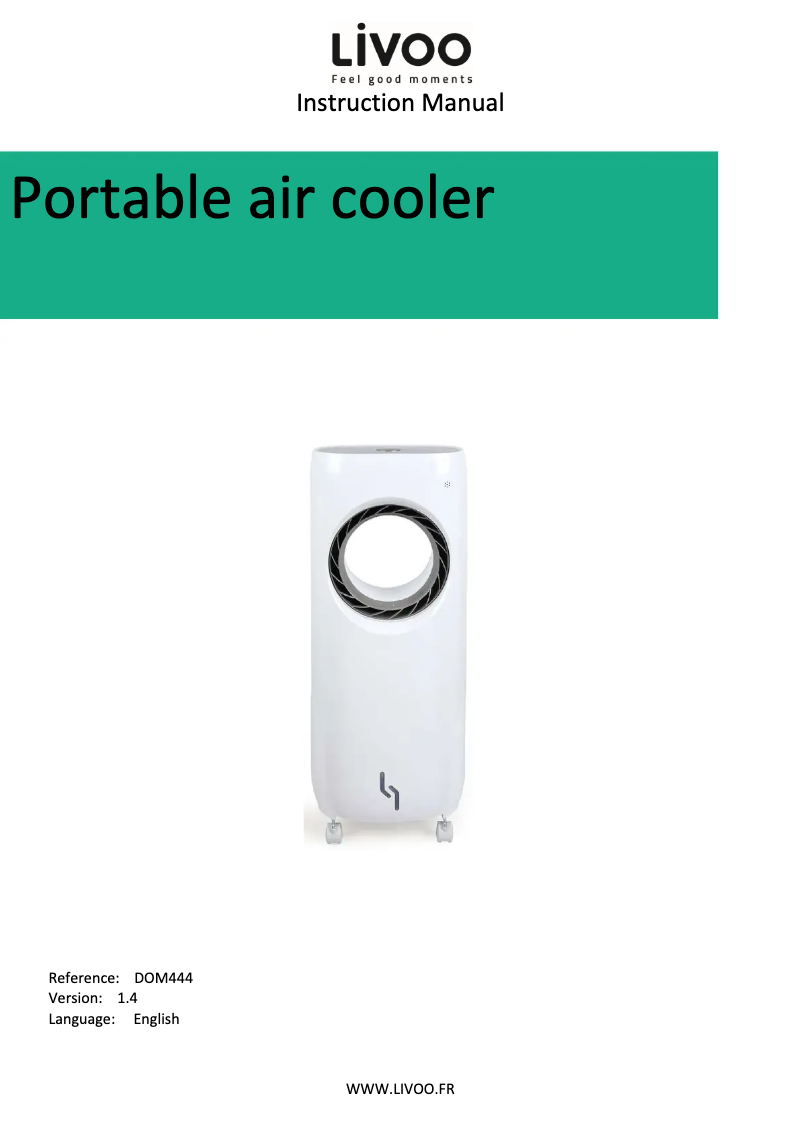 Página 1 del manual Manual de usuario Livoo DOM444
