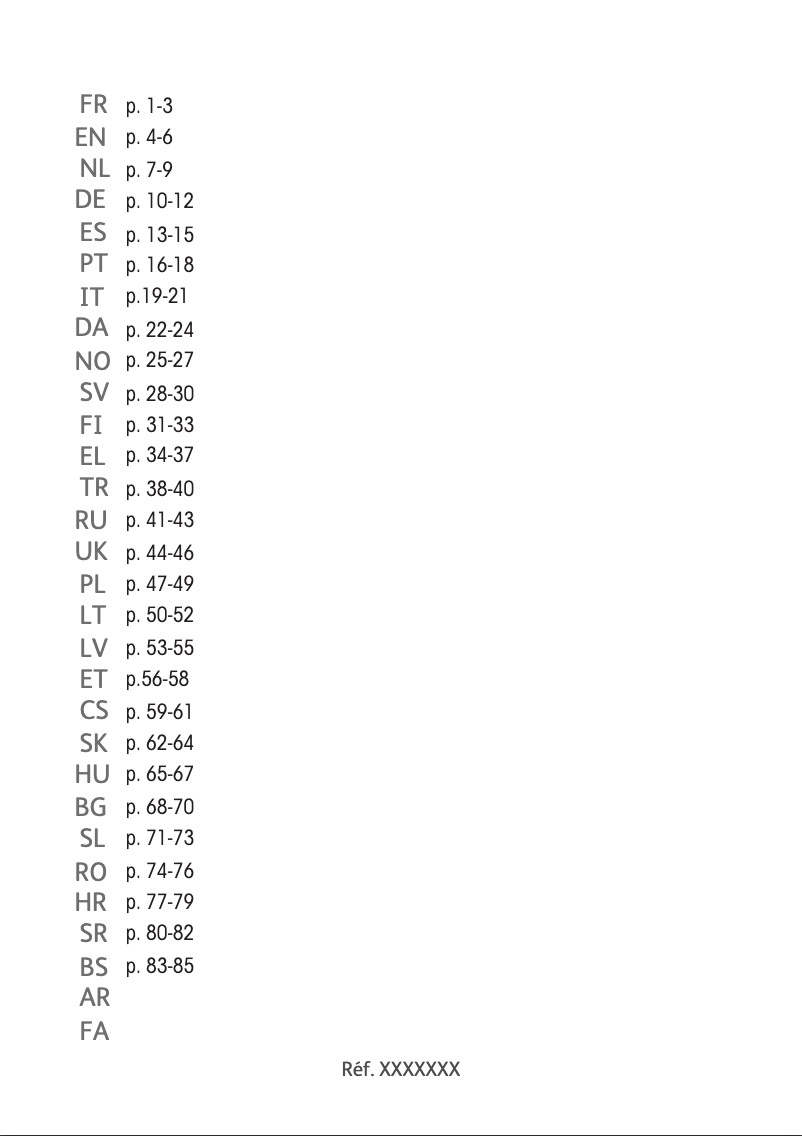 Image de la première page du manuel de l'appareil Vitacompact DO6248