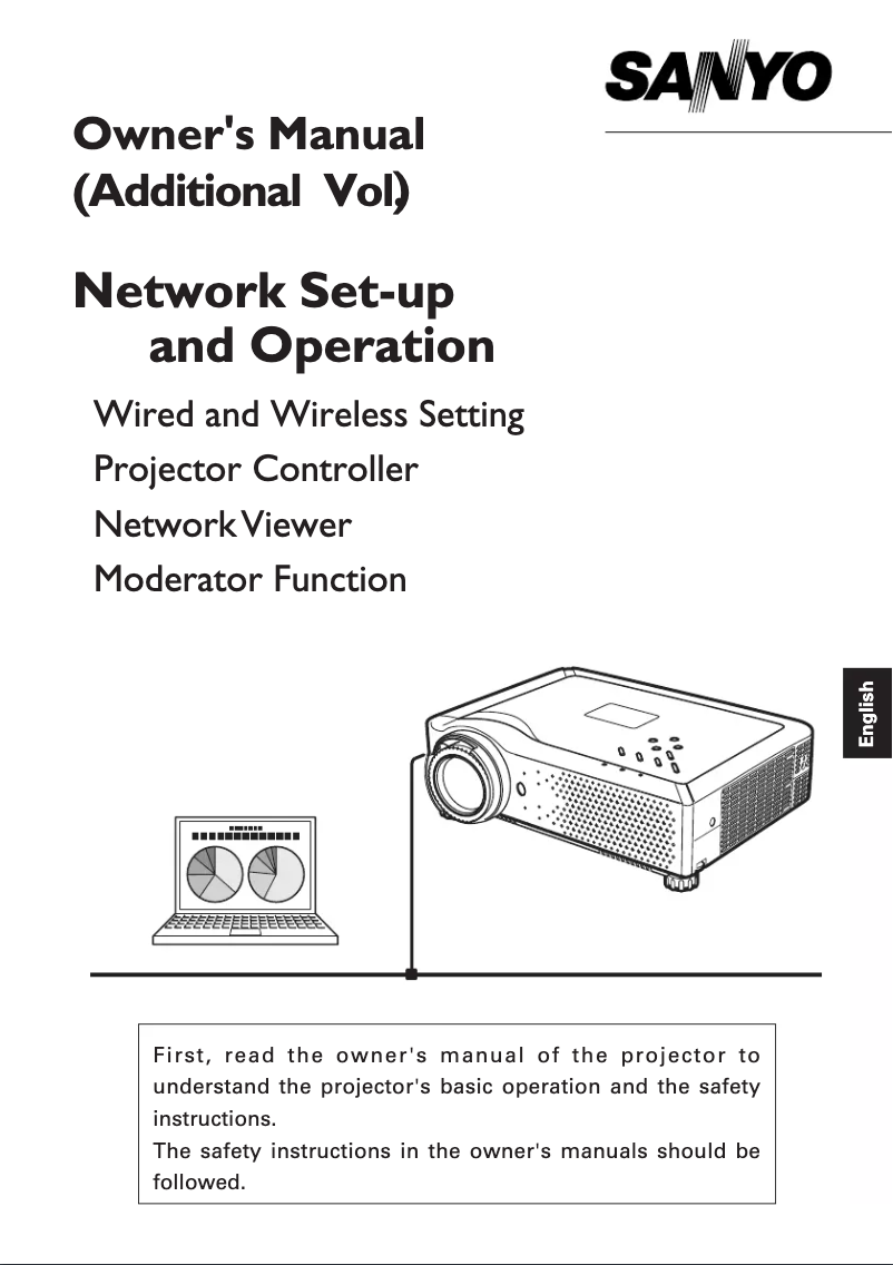 Page n°1 - Manuel utilisateur Sanyo PLC-XU86