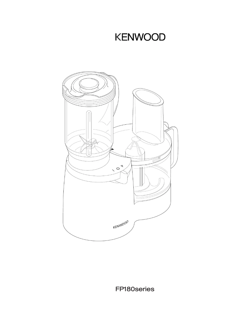 Page n°1 - Manuel utilisateur Kenwood FP180