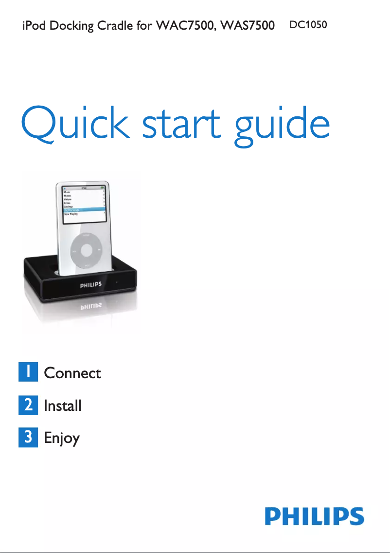 Página 1 del manual Manual de usuario Philips Streamium DC1050