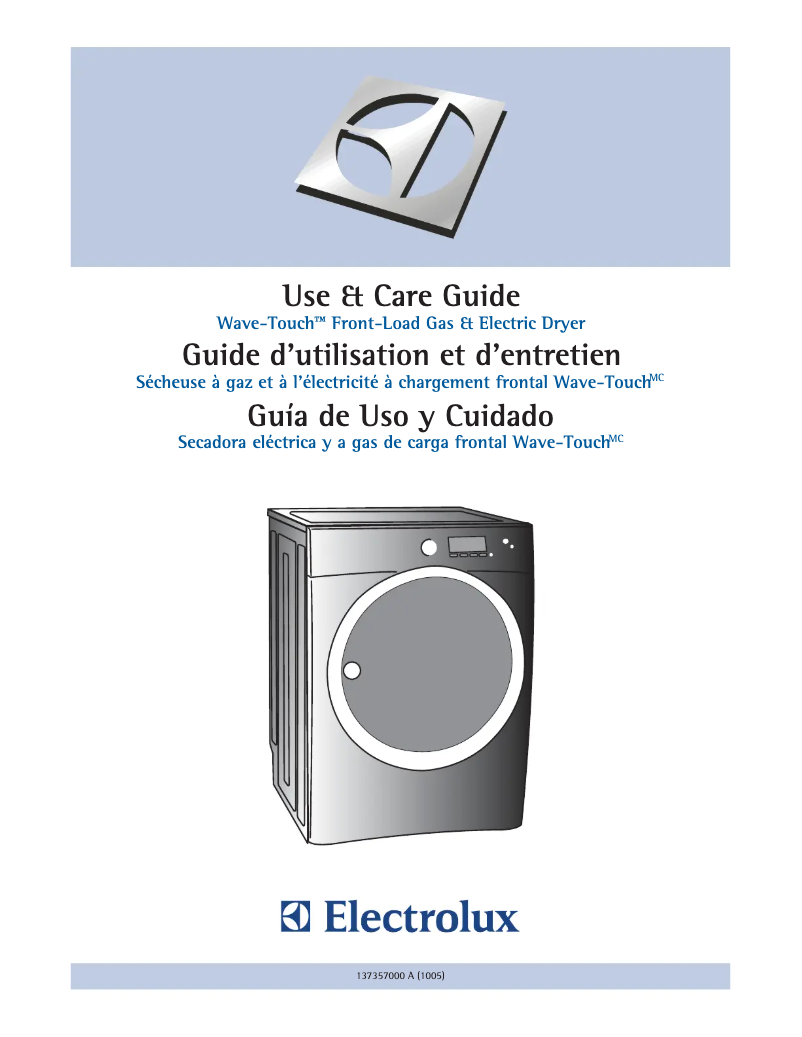 Page n°1 - Manuel utilisateur Electrolux EWMED70JIW