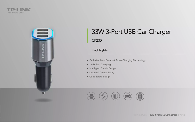 Image de la première page du manuel de l'appareil CP230