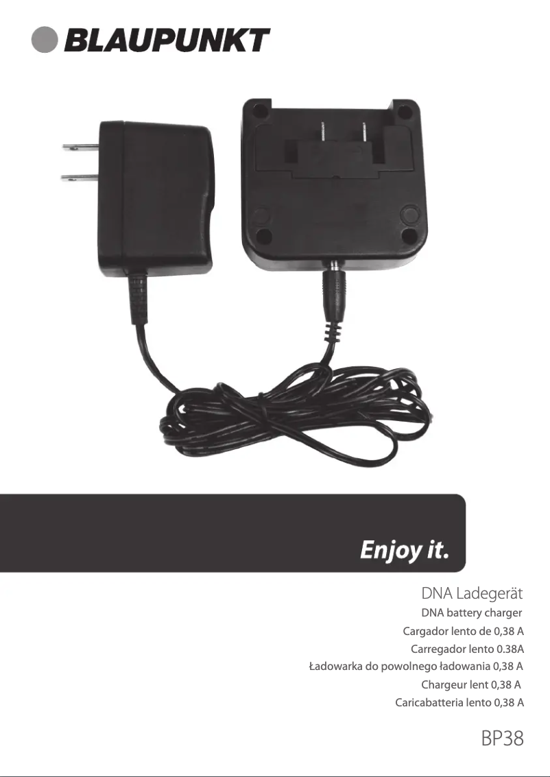 Image de la première page du manuel de l'appareil BP38