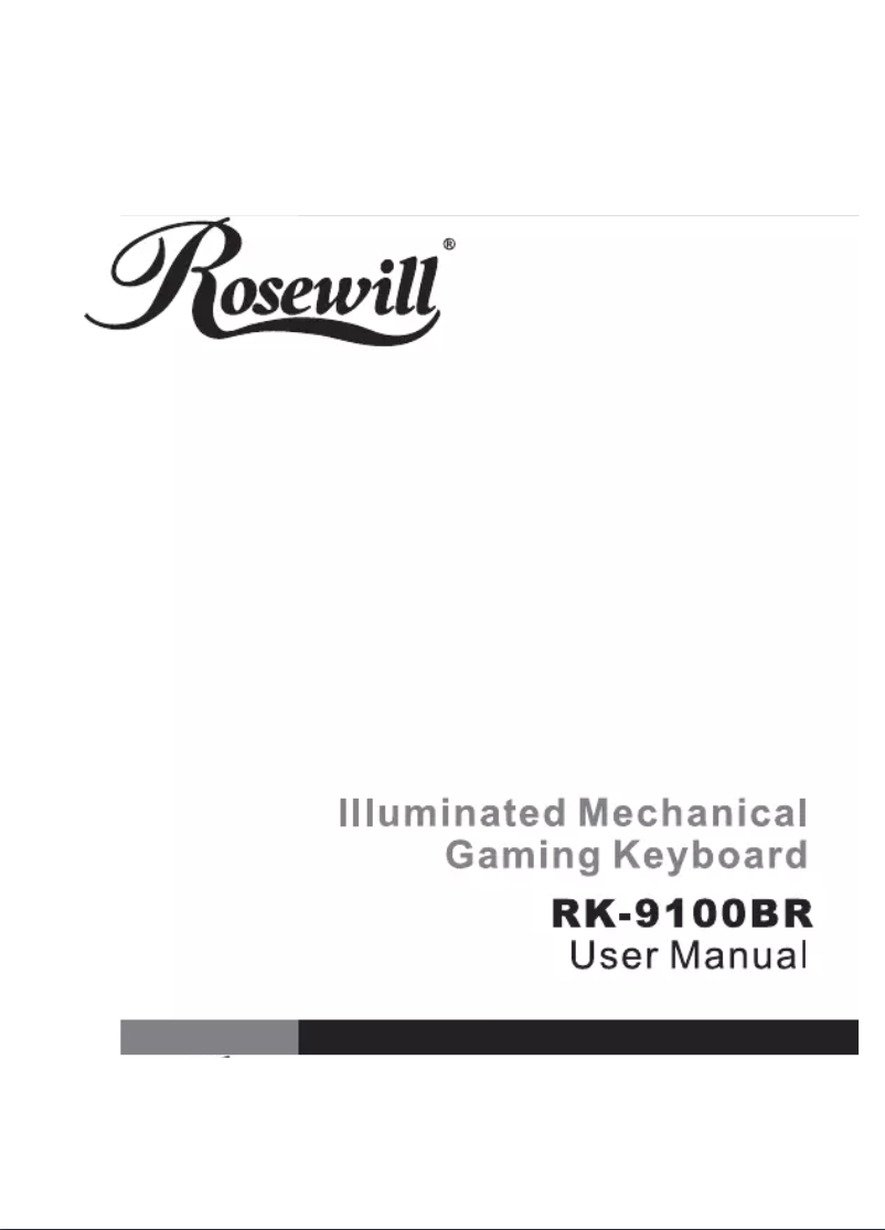 Image de la première page du manuel de l'appareil RK-9100BR