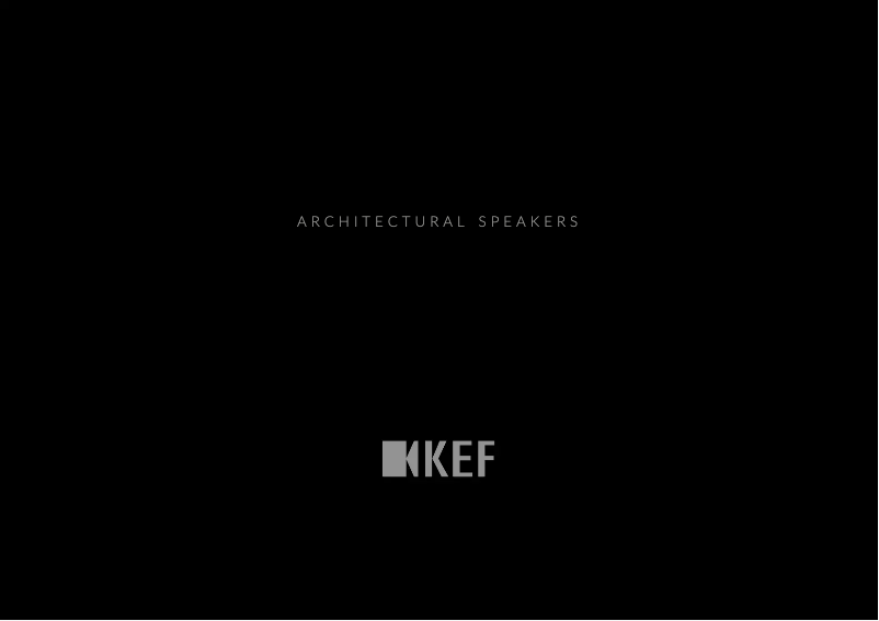 Page n°1 - Brochure KEF Ci5160REF-THX
