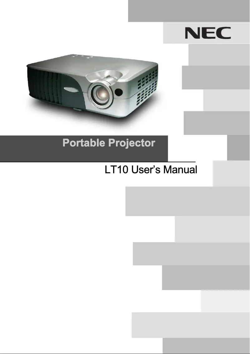 Image de la première page du manuel de l'appareil LT10