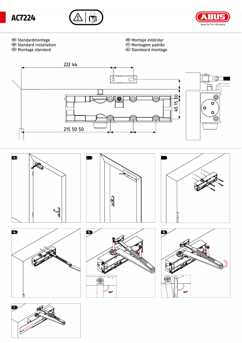 Image de la première page du manuel de l'appareil AC7224