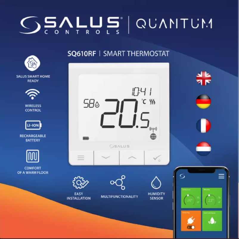 Page 1 de la notice Manuel utilisateur Salus SQ610RF