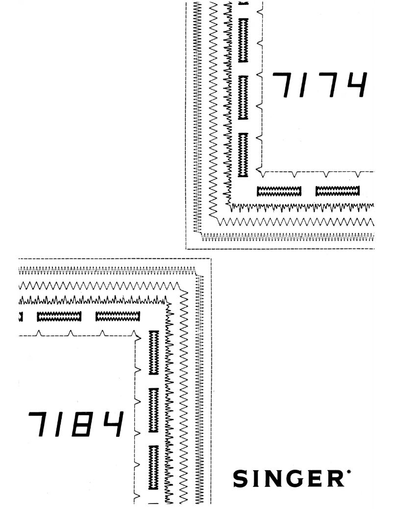 Página 1 del manual Manual de usuario Singer 7184