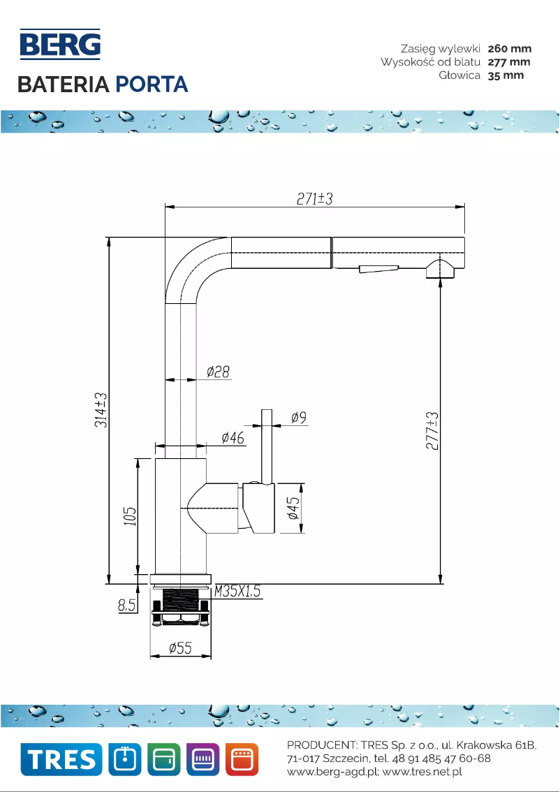 Page 1 de la notice Manuel utilisateur Berg Porta