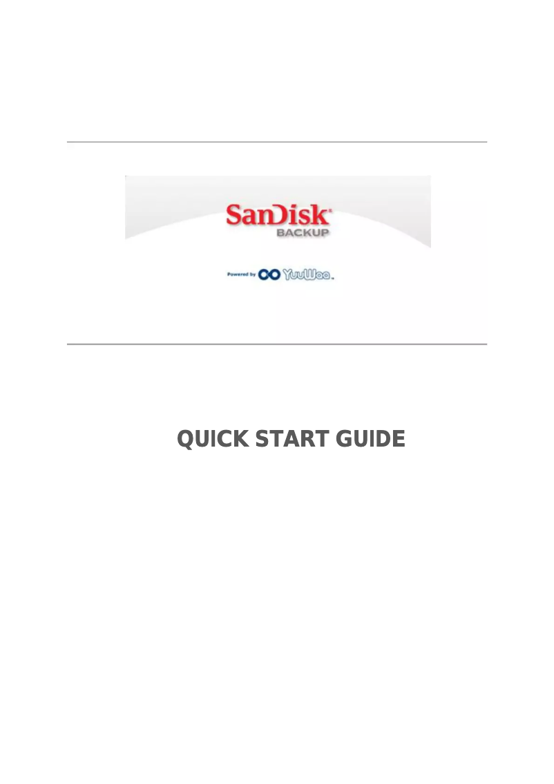 Page n°1 - Manuel utilisateur Sandisk U3 cruzer