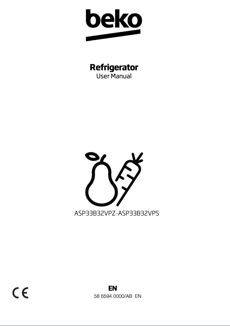Image de la première page du manuel de l'appareil ASP33B32VPZ