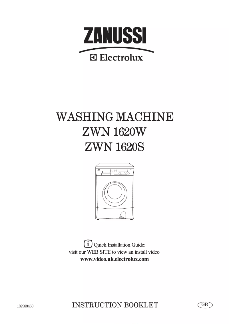 Página 1 del manual Manual de usuario Zanussi-Electrolux ZWN 1620 S