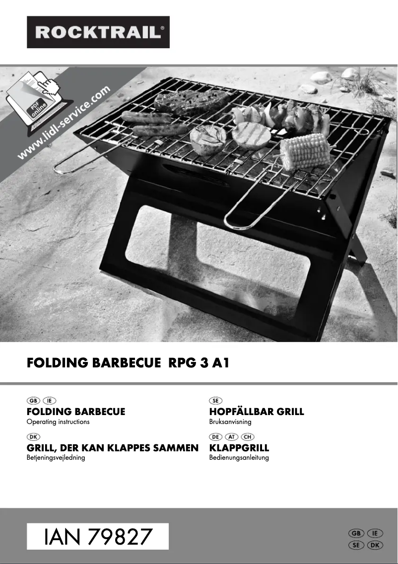 Page 1 de la notice Manuel utilisateur Rocktrail IAN 79827