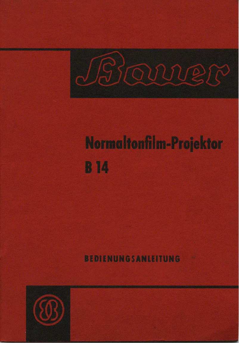 Page n°1 - Manuel utilisateur Bauer B14