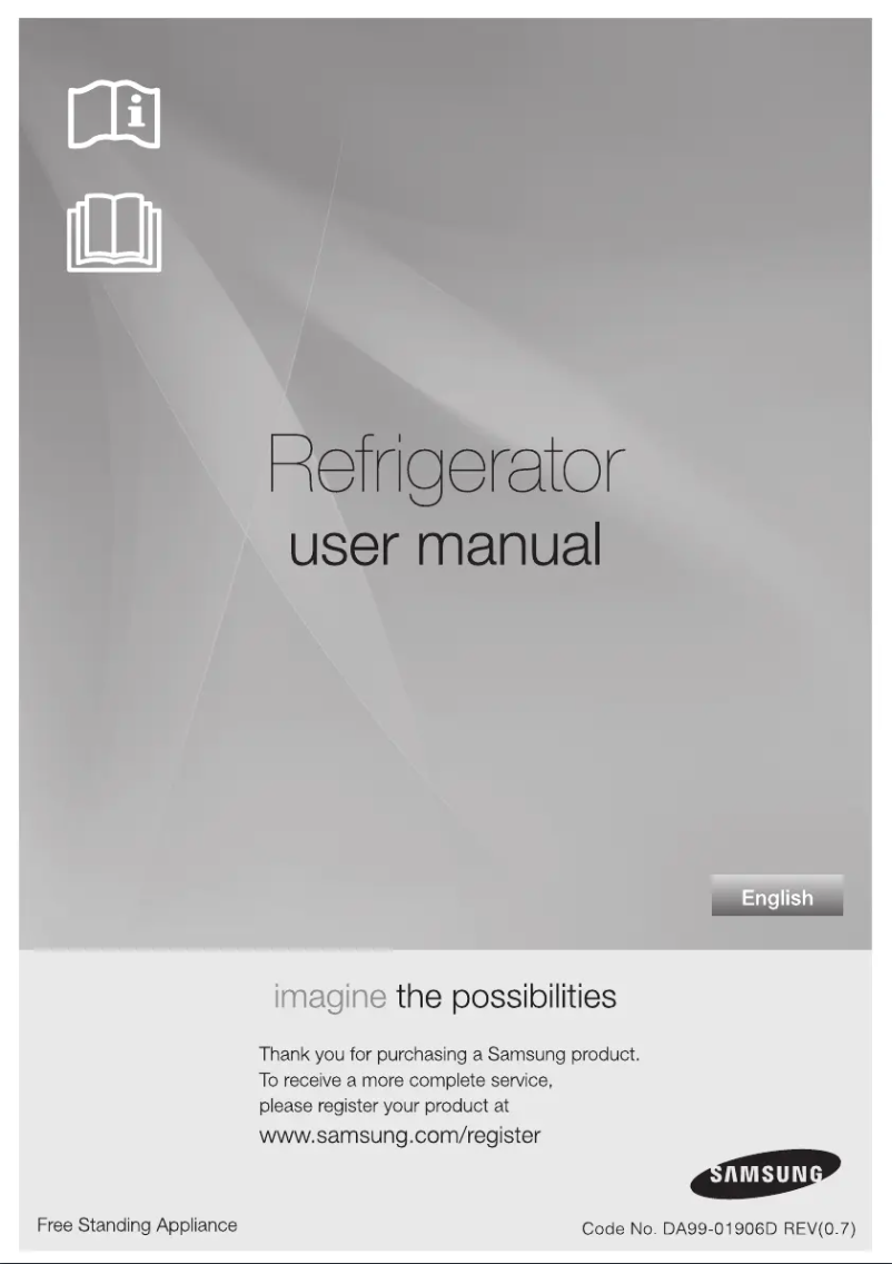 Page n°1 - Manuel utilisateur Samsung RT59NBPN