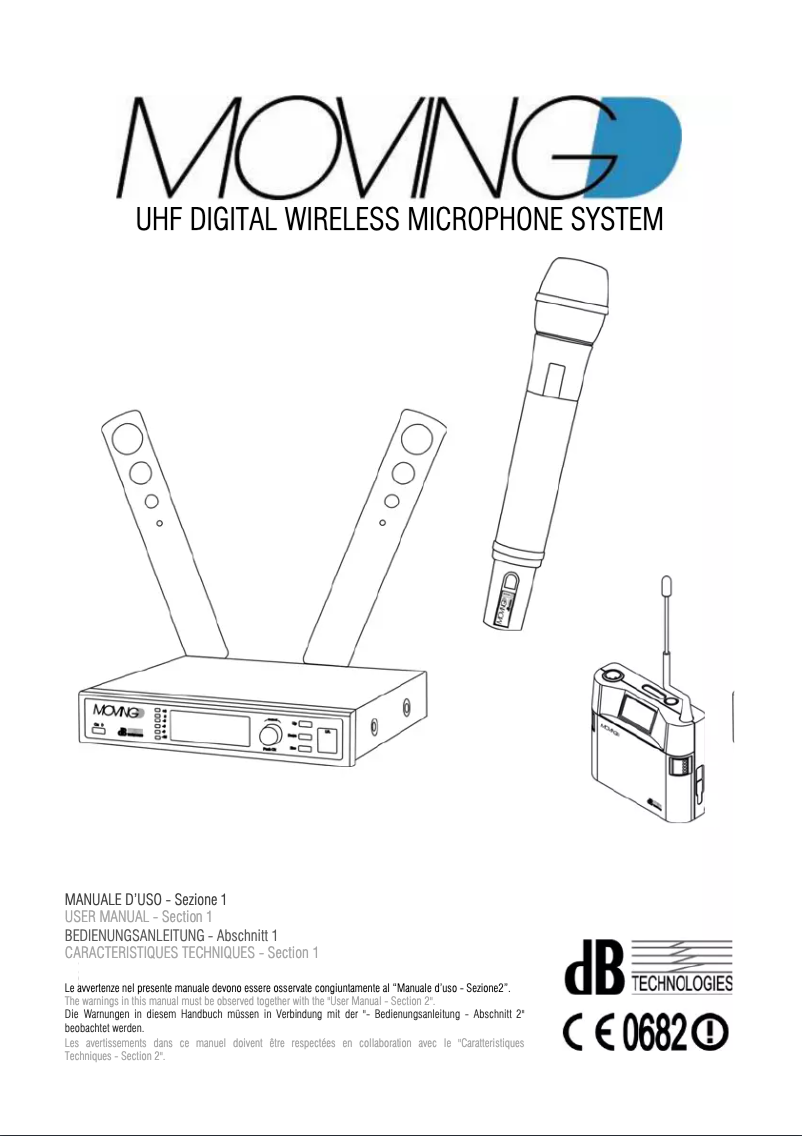 Page n°1 - Manuel utilisateur DB Technologies Moving