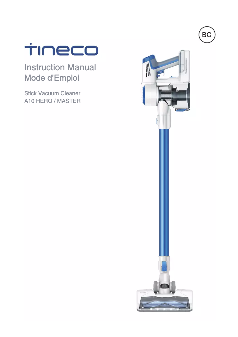 Page n°1 - Manuel utilisateur Tineco A10 Hero