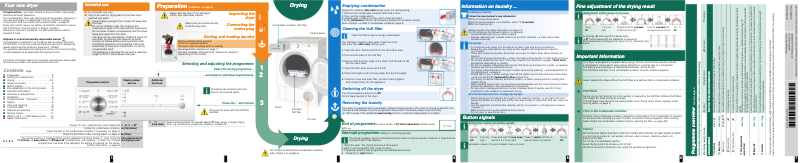 Page 1 de la notice Manuel utilisateur Siemens WT46W167DN