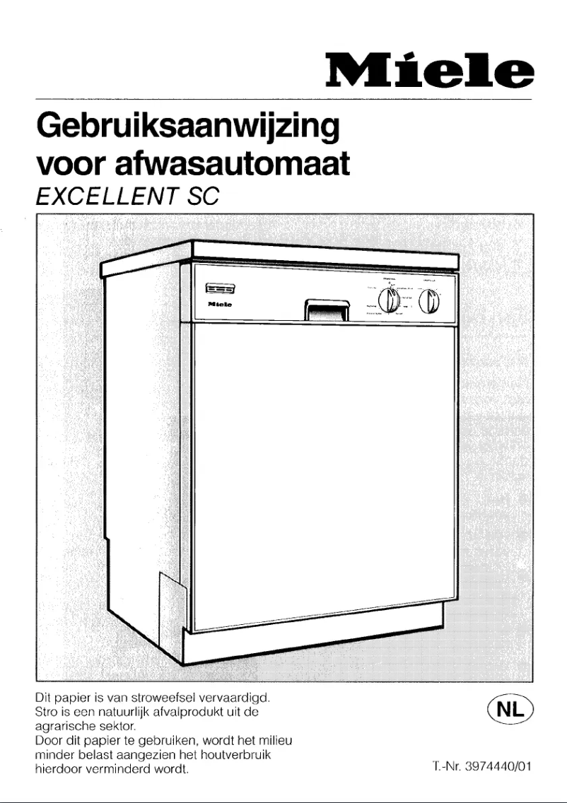 Page n°1 - Manuel utilisateur Miele G575SC Excellent