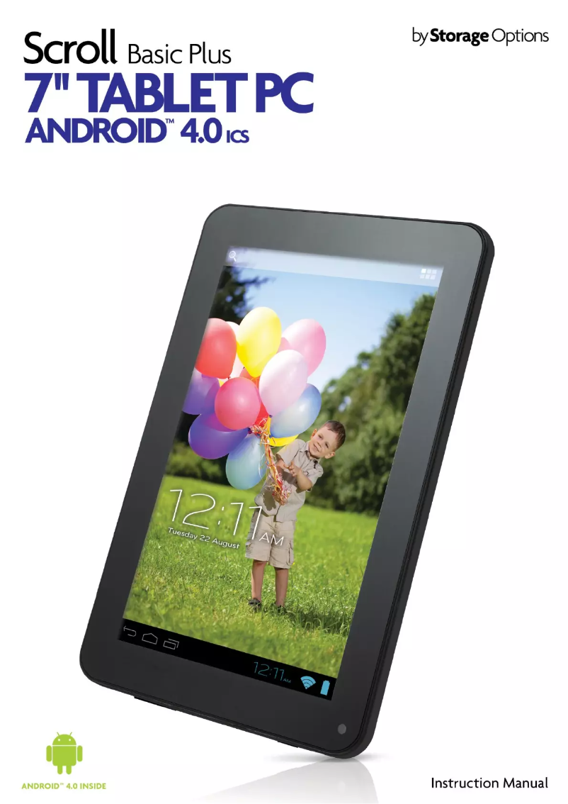 Page 1 de la notice Manuel utilisateur Storage Options Scroll Basic Plus