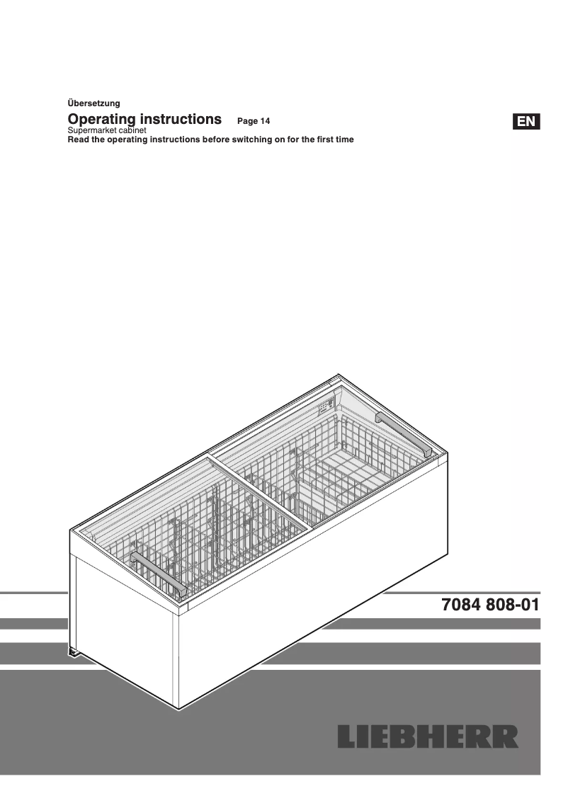 Page n°1 - Manuel utilisateur Liebherr SGTs 1072