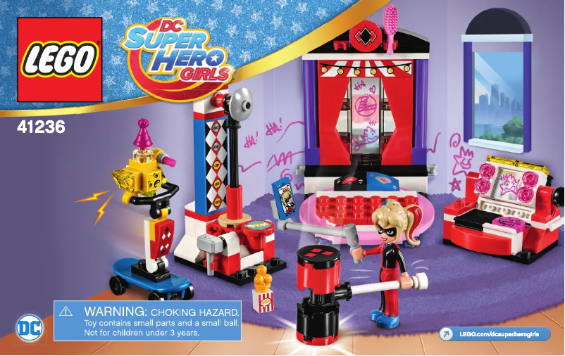 Page 1 de la notice Manuel utilisateur Lego Dc Super Hero Girls 41236