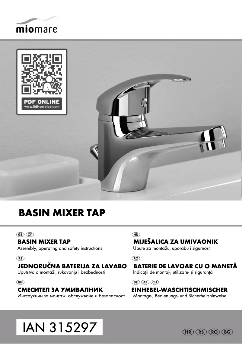 Image de la première page du manuel de l'appareil IAN 315297