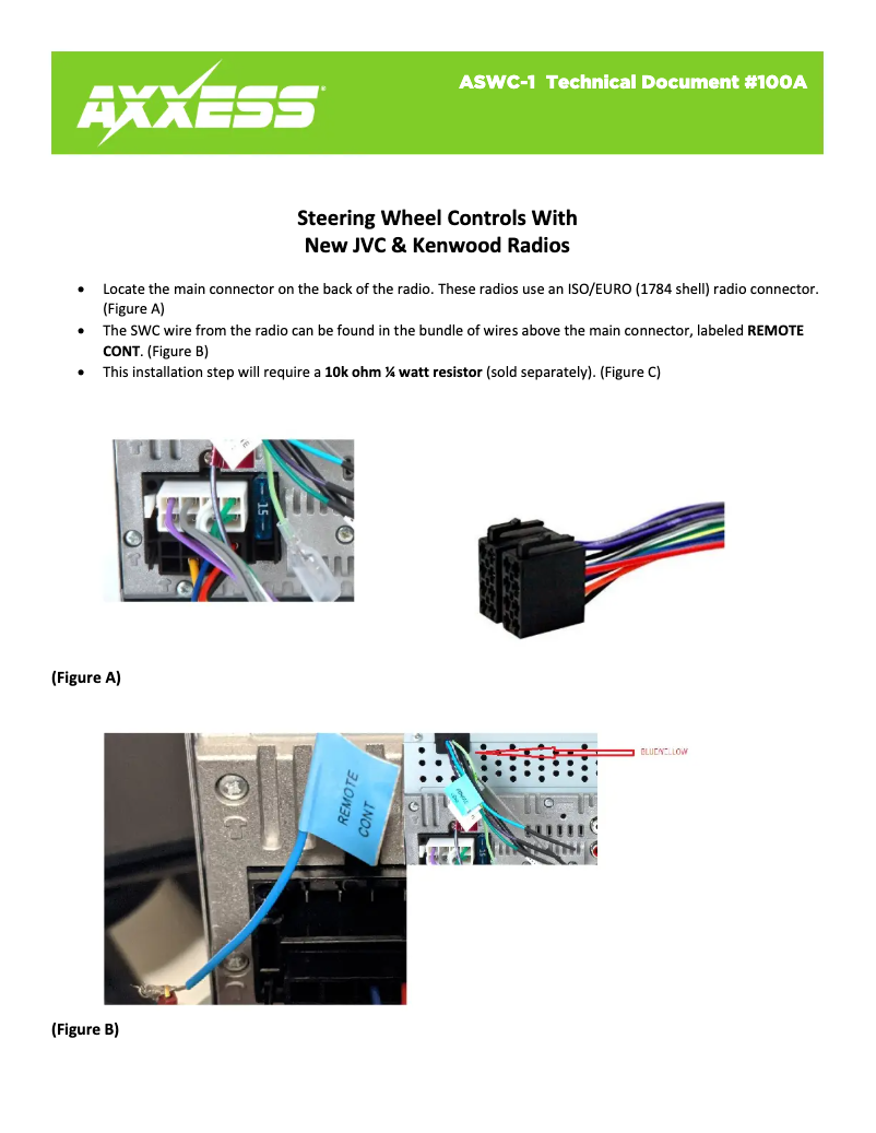 Page 1 de la notice Fiche technique AXESS AXSWC-WR