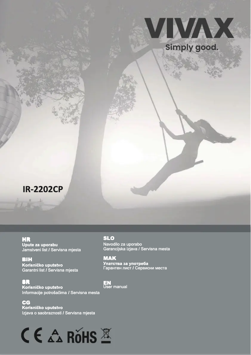 Image de la première page du manuel de l'appareil IR-2202CP