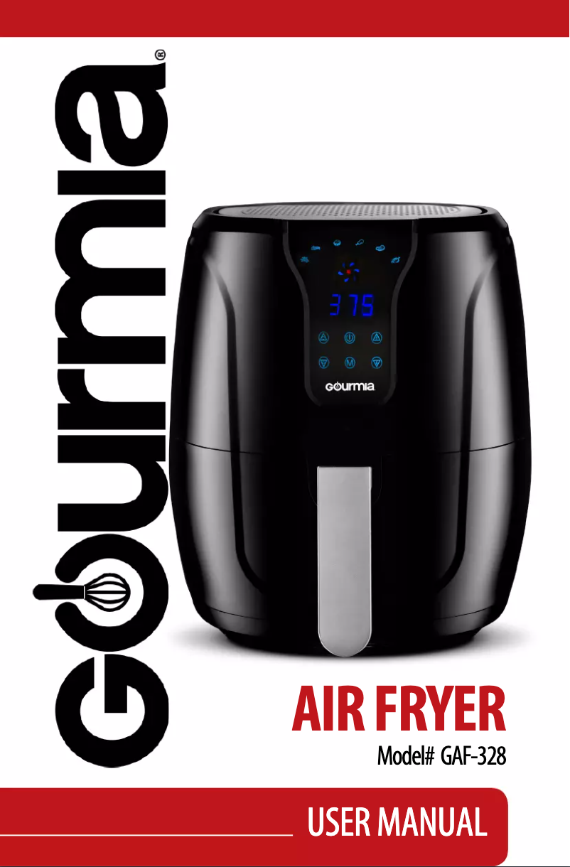 Page 1 de la notice Manuel utilisateur Gourmia GAF328
