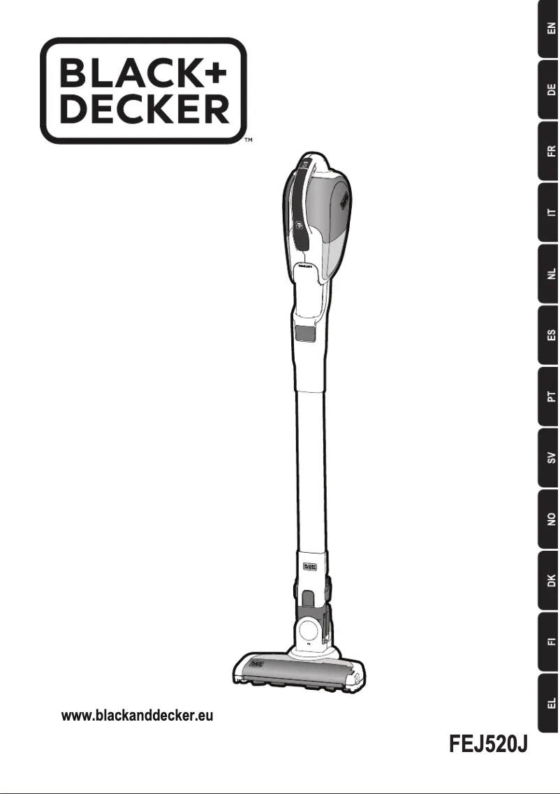 Page n°1 - Manuel utilisateur Black & Decker FEJ520JF