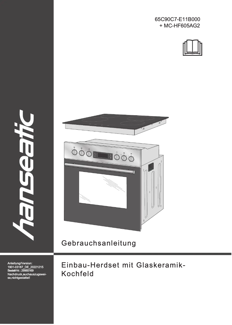 Imagen de la primera página del manual del dispositivo MC-HF605AG2