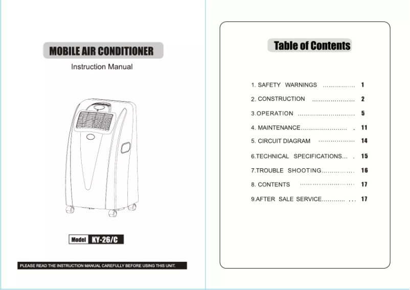 Page 1 de la notice Manuel utilisateur Sencys KY-26