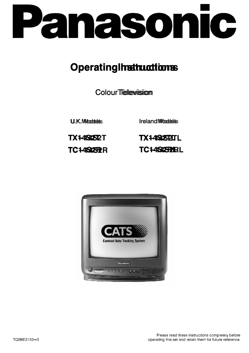 Imagen de la primera página del manual del dispositivo TC-14S2R