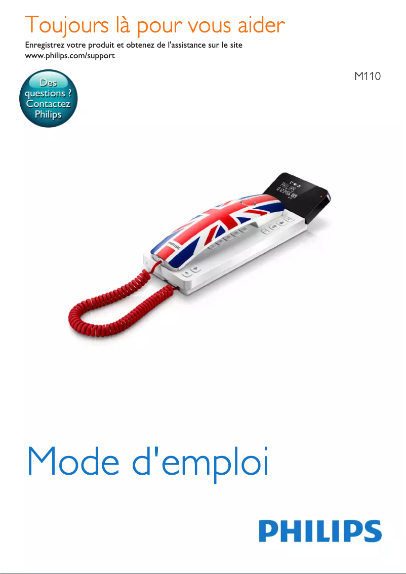 Imagen de la primera página del manual del dispositivo Scala M110UJ